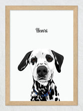 Load image into Gallery viewer, Framed pet portrait
