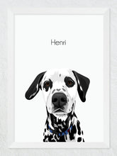 Load image into Gallery viewer, Framed pet portrait