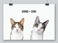 Load image into Gallery viewer, Two-pet portrait