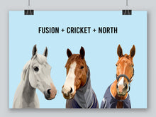 Load image into Gallery viewer, Three-pet portrait