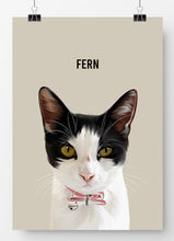 Load image into Gallery viewer, Custom Cat Portrait