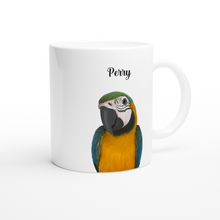 Load image into Gallery viewer, Parrot custom pet mug
