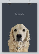 Load image into Gallery viewer, Single pet portrait
