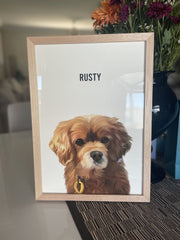 Load image into Gallery viewer, Framed portrait upgrade [8 x 10&quot;]
